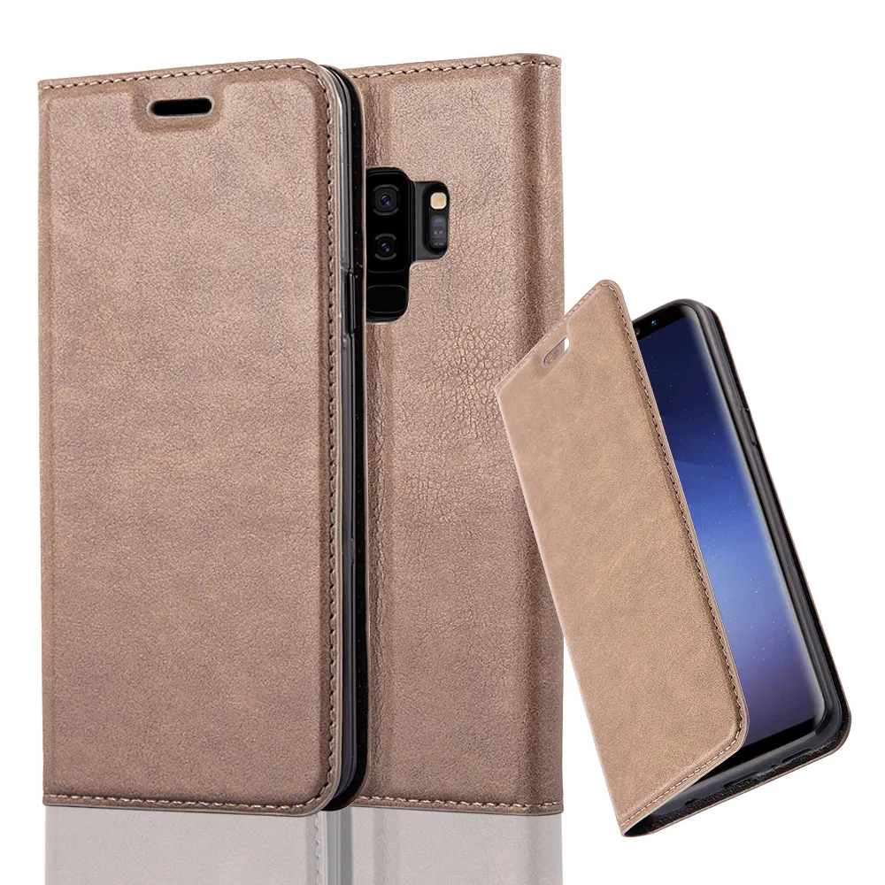 PU Wallet Book Leather Phone Case For Samsung Galaxy S9 S9プラスS8 S8plus S7 S6 Edge Stand TPU内部Cover