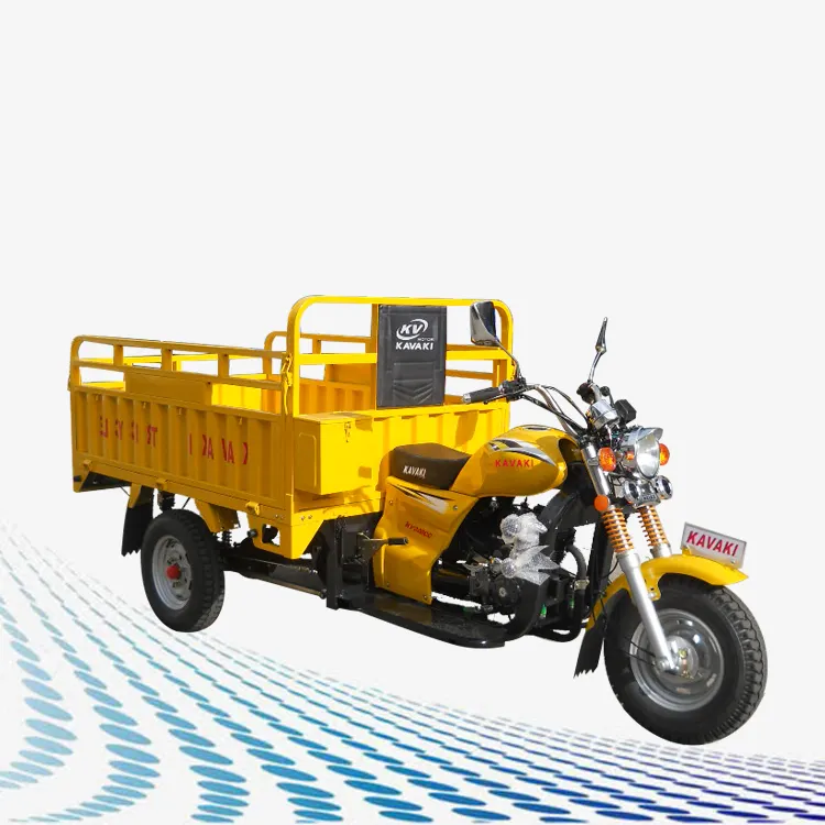 2017 Guangdong Guangzhou Kavaki 3 Wheel Motorized Cargo Tricycle Tuk Tuk Export To Middle East