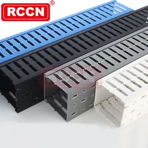 RCCN High Quality PVC Cable Duct Slotted Trunking Slotted Wiring Duct VDRF
