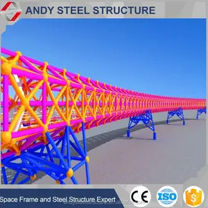 High Quality Steel Structure Space Frame Pedestrian Bridge