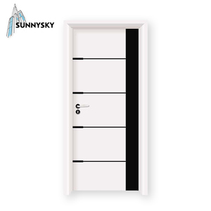 Fornitura diretta in fabbrica elegante <span class=keywords><strong>laccato</strong></span> <span class=keywords><strong>bianco</strong></span> <span class=keywords><strong>mdf</strong></span> legno impiallacciatura interna a filo arco in legno progetta porte - Product Image 5