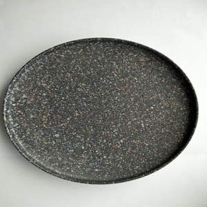 <span class=keywords><strong>Assiette</strong></span> en céramique mate verte 12 pouces Grande <span class=keywords><strong>assiette</strong></span> en céramique - Product Image 4
