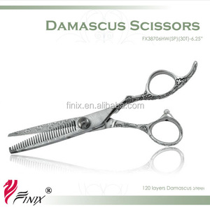กรรไกรตัดผมมืออาชีพเหล็กดามัสกัส - Product Image 6
