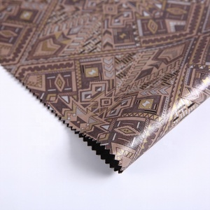 Huesos de acabado de impresión de punto de trama de ankara tela 100% poliéster - Product Image 6