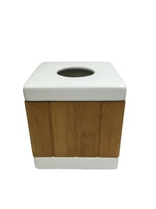 Ceramica con accessori per il <span class=keywords><strong>bagno</strong></span> in bambù <span class=keywords><strong>Set</strong></span> da <span class=keywords><strong>bagno</strong></span> classico per la decorazione della casa - Product Image 3