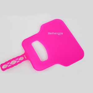 BBQ fornitore di promozione Pubblicitaria logo del marchio di griglia per <span class=keywords><strong>barbecue</strong></span> ventilatore della mano di plastica variopinta durevole - Product Image 5
