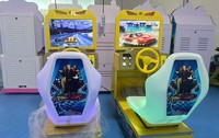 Machine de jeu vidéo d'arcade de course automobile pour enfants à pièces, série Outrun, très vendue, pour parc d'attractions, à vendre