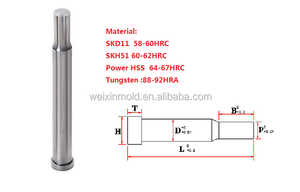 Tùy chỉnh chính xác hướng dẫn thí điểm liter Punch Pin - Product Image 6