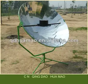 paraguas portátiles plato colector de energía solar cocina