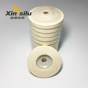 4&quot; excellent quality felt polishing wheel for mirror finish