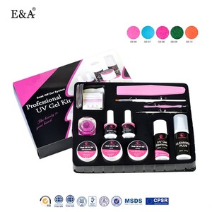 Menoea — kit professionnel de <span class=keywords><strong>manucure</strong></span> pour salon, ensemble de nailart à paillettes pour <span class=keywords><strong>ongles</strong></span> uv - Product Image 2