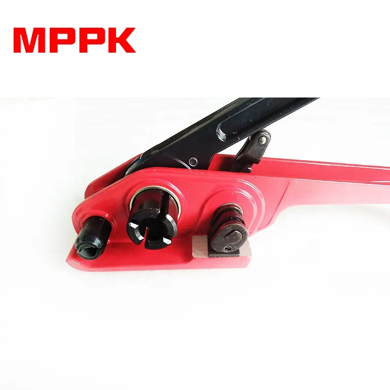 Strapping Tool Red Polyester Fiber Cord Strap Tensioner for 13 - 20mm belt