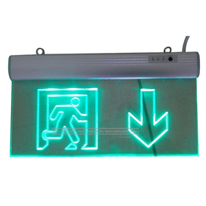 Luce di Emergenza LED Ricaricabile per Uscita Antincendio 220V - Product Image 1