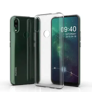 2019 โรงงานผู้ผลิตขายส่งโปร่งใส Clear Ultra บางนุ่ม TPU โทรศัพท์มือถือสำหรับ Huawei P สมาร์ท Z โทรศัพท์กรณี