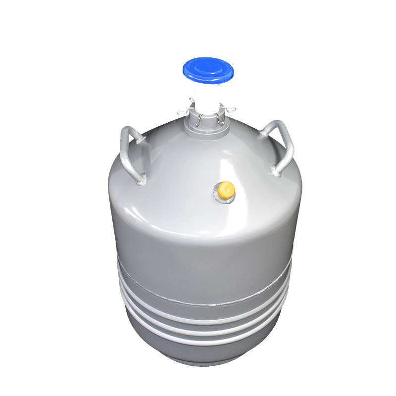 Transport type liquid nitrogen container for semen frozen