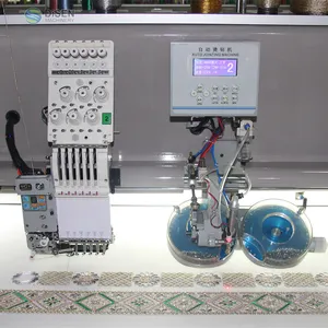 Machine automatique de broderie de strass de fixation à chaud à grande vitesse de contrôle par ordinateur de sortie d'usine