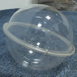new products 2016 wholesale large clear acrylic dome Cover glass ball