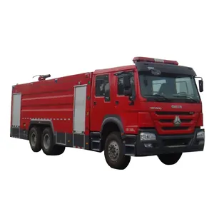 HOWO6 * 4 15000升重型水箱消防车价格