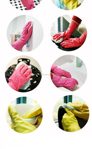 <span class=keywords><strong>Longue</strong></span> <span class=keywords><strong>manchette</strong></span> jaune gants de ménage en <span class=keywords><strong>Latex</strong></span> ( DHL441 ) - Product Image 6