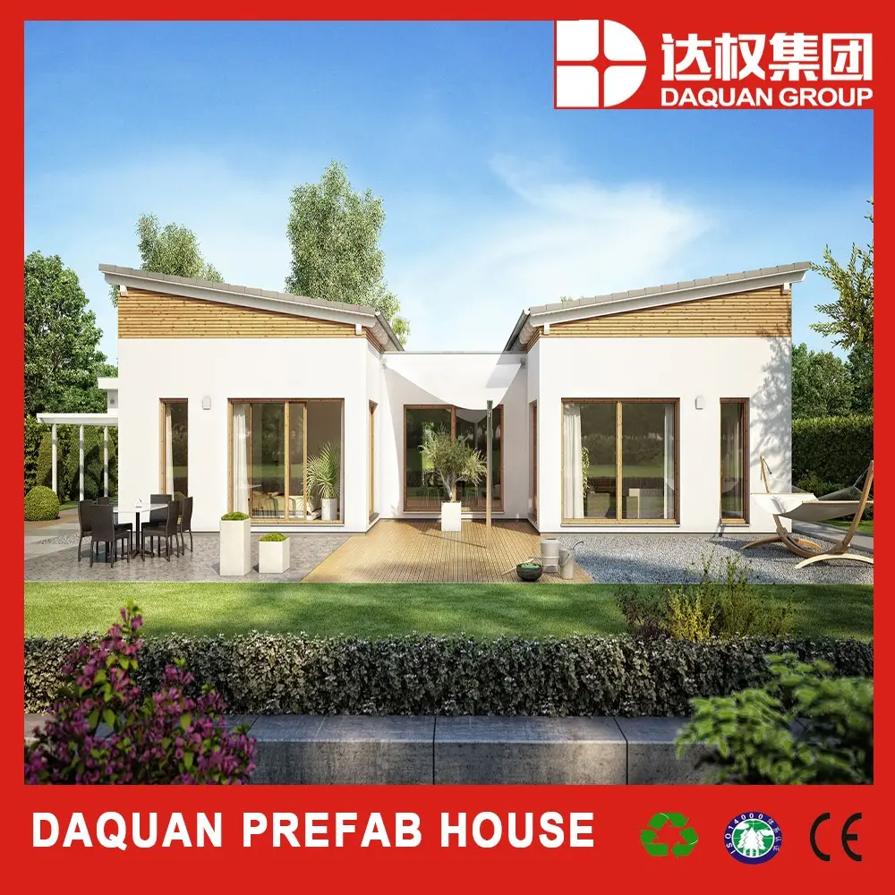 Economische Project Bamboe Geprefabriceerde Huis Voor Building Bedrijf