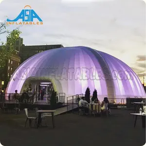 Aufblasbare Gebäude 20m Branded Dome Shelters Temporäre Struktur zum Verkauf