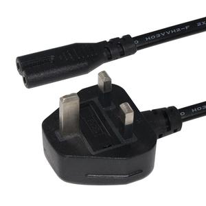 13A 250V UK Male to 2Pin IEC 320 C7 AC <strong>Power</strong> Cord for Smart <strong>TV</strong> Mains <strong>Cable</strong> - Product Image 3