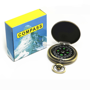 <span class=keywords><strong>Ebay</strong></span> promosyon Retro cep saati pusula sıcak satış, dış mekan kullanımı metal Vintage bronz pusula hediye seti - Product Image 5