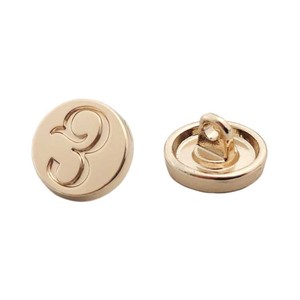 Fashion Embossed Brand logo Custom Designer Metal Shank <strong>Button</strong> With logo for <strong>Suit</strong> - Product Image 6