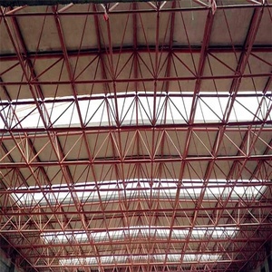 Estructura <span class=keywords><strong>de</strong></span> acero para techo <span class=keywords><strong>de</strong></span> armazón espacial, diseño <span class=keywords><strong>de</strong></span> nave industrial metálica usada para almacenamiento, en venta - Product Image 2