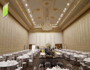<span class=keywords><strong>Arabia</strong></span> Saudita de paneles de pared para salón de hotel corredera de pared de partición en China salón de Bodas de pared de partición - Product Image 4