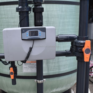 Système de traitement de l'eau automatique Guangzhou Aomi <span class=keywords><strong>10m3</strong></span>/h avec réservoir sous pression, <span class=keywords><strong>filtre</strong></span> à <span class=keywords><strong>sable</strong></span> et traitement au charbon pour différentes pompes PLC - Product Image 4