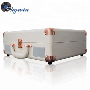 Rétro <span class=keywords><strong>Valise</strong></span> 3-vitesse tourne-disque <span class=keywords><strong>Vinyle</strong></span> <span class=keywords><strong>Platine</strong></span> avec PC Enregistrement - Product Image 3