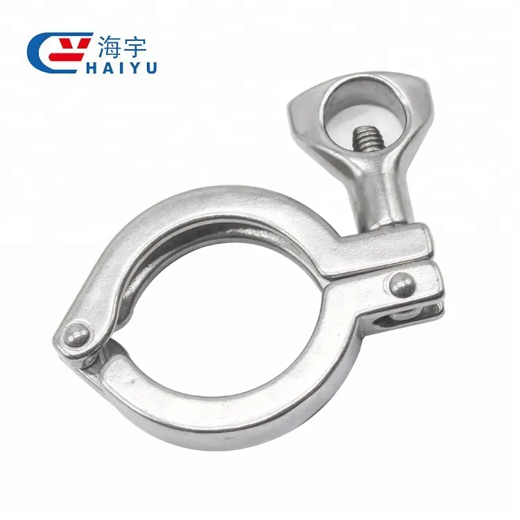 Heavy duty single pin 13MHH sanitary tri clamp