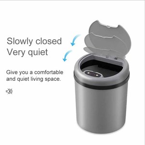 Haogle nuovo Design <span class=keywords><strong>Mini</strong></span> Home Office bagno High-tech cestini di carta straccia plastica a infrarossi per la raccolta dei rifiuti - Product Image 4