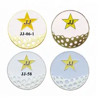 Yüksek kaliteli özelleştirilmiş Metal topu işaretleyici özel Golf topu işaretleyici