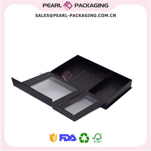 Caja de Empaque para Extensiones de Cabello Estilo Caja de Lujo con Ventana Transparente - Product Image 2