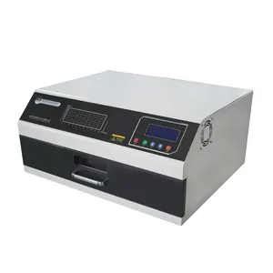 QR-5040D เครื่องบัดกรี SMT อัตโนมัติสก์ท็อปที่ปราศจากสารตะกั่วเตาอบ Reflow Smd