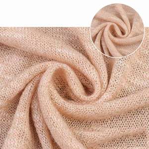 Hici — tissu tricoté métallique pour pull, 50 pièces, étoffe tricotée en or et argent, vente en gros - Product Image 1