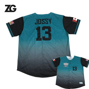 Maillot de Baseball pour hommes à séchage rapide et Sublimation, nouveau modèle professionnel d'équipe de Baseball respirante et personnalisée, - Product Image 2