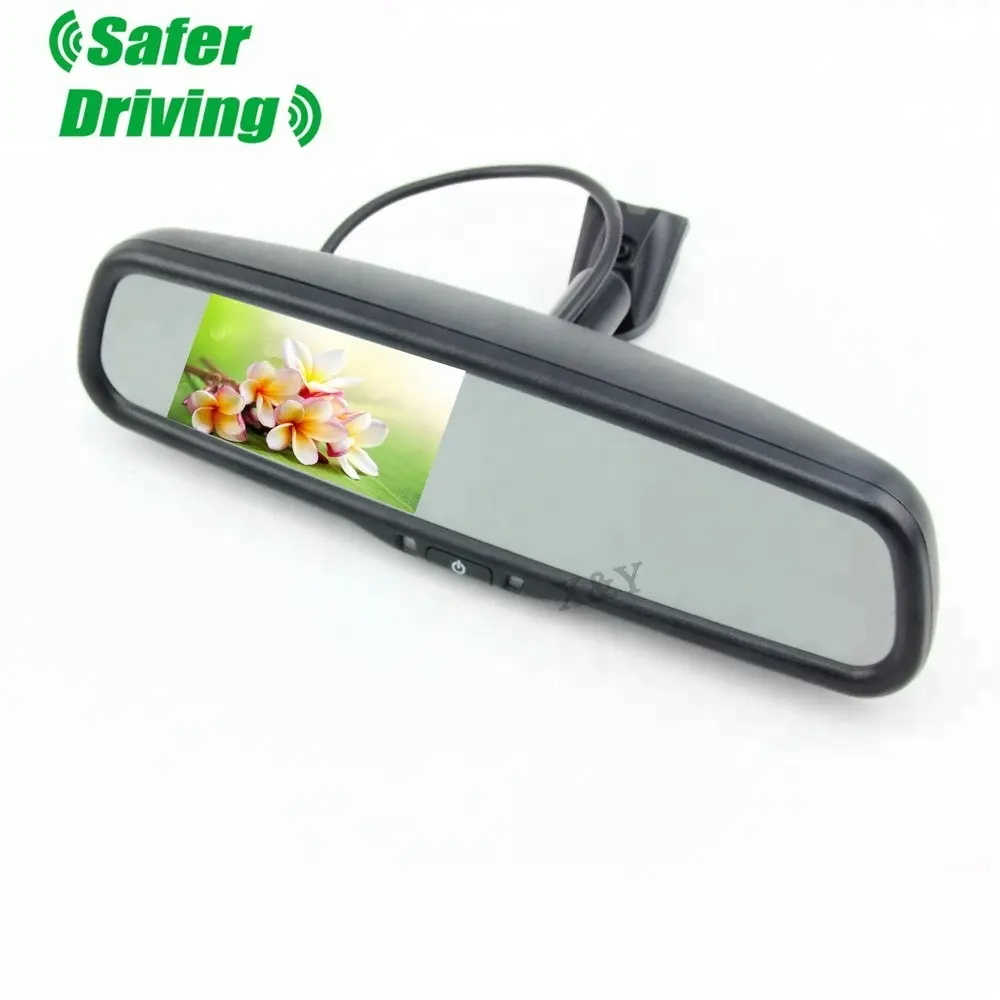 Saferdriving Hd Spiegel Cam 4.3 Inch Lcd Auto Dimmen Auto Achteruitkijkspiegel Monitor Met Speciale Beugel Guangzhou (Xy-2503u) Rgb