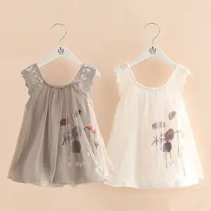 Little Girls Child Clothes Stitching Designs Dress Material Photo Tutu Birthday Dress From China Supplier