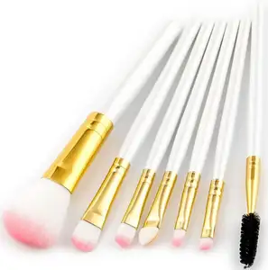 Mini Small Travel Golden Makeup Brush Set Contour Powder Eyeshadow Blending Brush Concealer Eyeliner Sponge Cosmetic Brushes