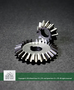 Pignon conique de pignon de couronne droitier de haute précision pour boîte de vitesse conique en acier - Product Image 2