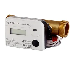 Portable ultrasonic heat meter pulse output ultrasonic thermal energy counter