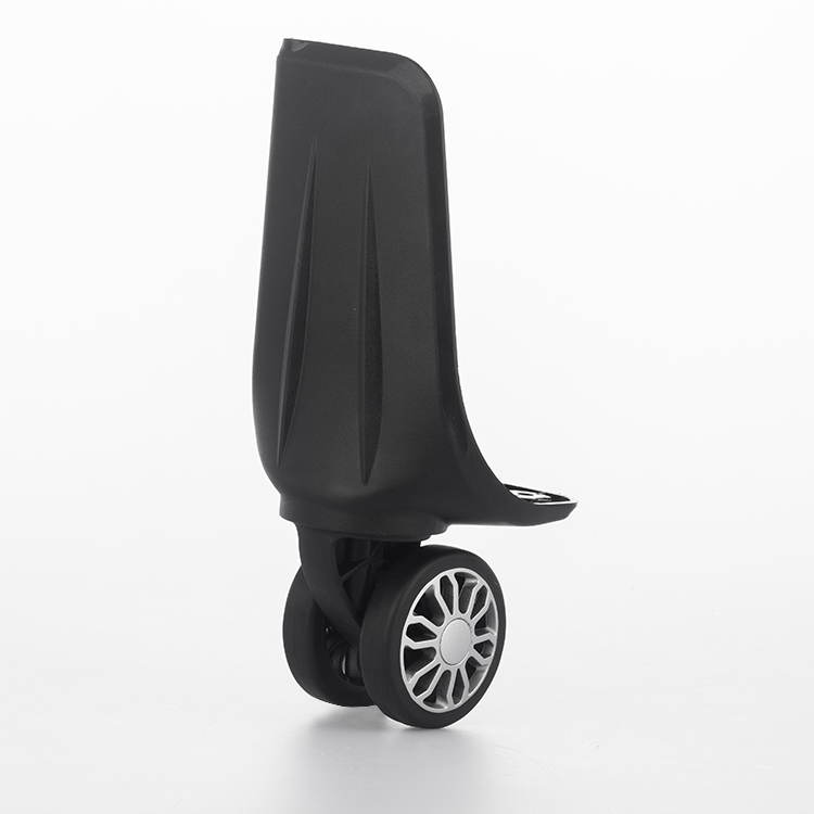 2 Ruote Girevoli In PVC Per Valigia Trolley - Ricambio Universale, Nero, 50kg Di Portata