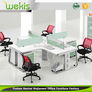 Precio de fábrica mejor calidad Custom 4 personas y 6 personas estación de trabajo de oficina para muebles de oficina - Product Image 1