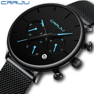 CRRJU 2271 Top vendita calda CRRJU Fashion Watch <span class=keywords><strong>uomo</strong></span> impermeabile orologio da <span class=keywords><strong>uomo</strong></span> Ultra sottile orologio sportivo di lusso unico - Product Image 1