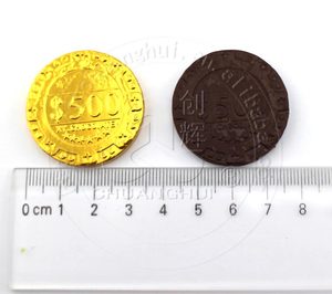 <span class=keywords><strong>Chocolat</strong></span> noir <span class=keywords><strong>rond</strong></span> emballé en forme de pièce d'or dans un pot - Product Image 4
