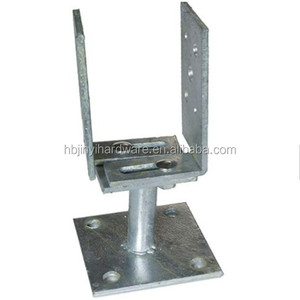 ตัวยึดเสาไม้แปรรูปคอนกรีตเหล็กชุบสังกะสี - Product Image 5