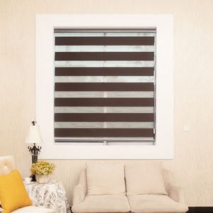 Fournisseur rapide tissu zébré pour volets roulants avec le pied de page insérer et cassette d'insertion - Product Image 2